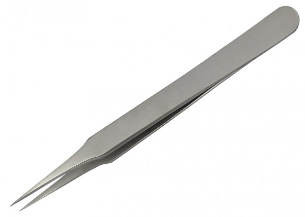 Chieurgische Micro-Juwelierpinzette schlank und spitz - 110 mm Gesamtlänge
